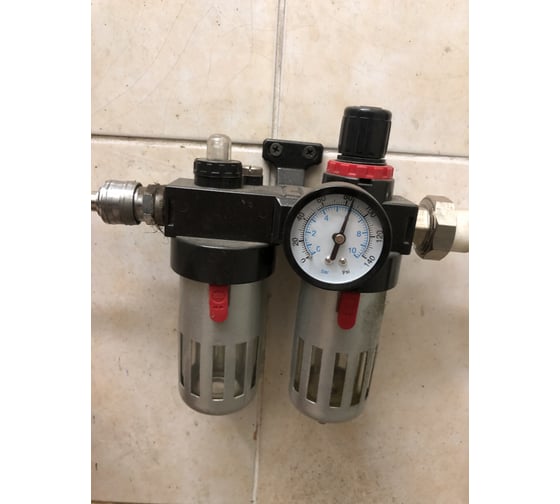 Регулятор давления MF-3 с лубрикатором и фильтром, разъем EURO QUATTRO ...