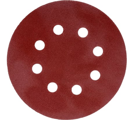 Набор наждачных кругов с липучкой КУРС 125 мм, 5 шт. Р180 39788