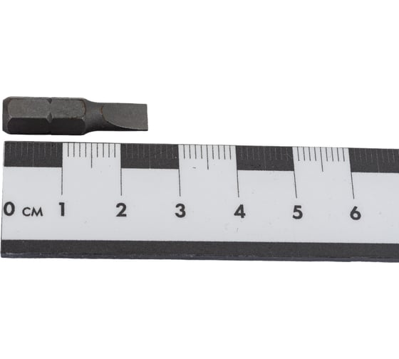 Торцевая вставка (бита) 1/4", Slotted, 5х0.8мм, 25мм KING TONY 102505S1
