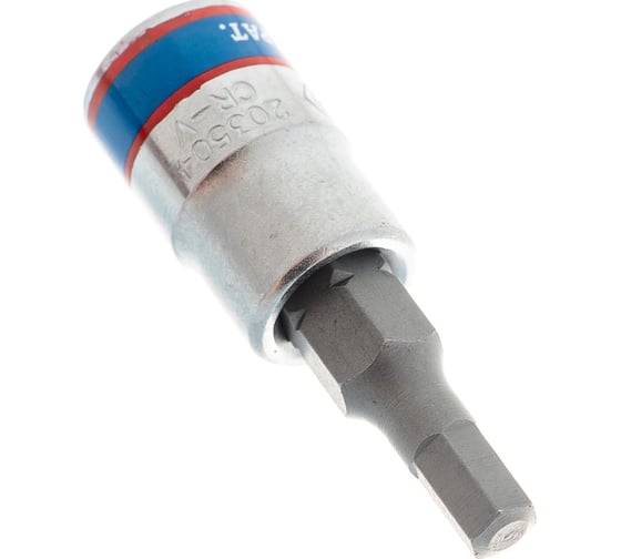 Торцевая насадка (бита) 1/4", HEX, 4мм, 37мм KING TONY 203504 1