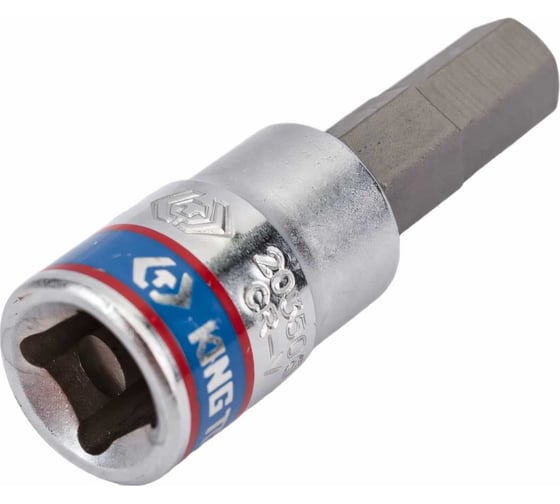 Торцевая насадка (бита) 1/4", HEX, 6мм, 37мм KING TONY 203506