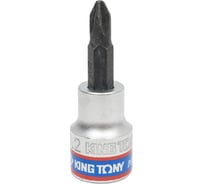 Торцевая насадка (бита) 3/8", Phillips, PH2, 50мм KING TONY 302102