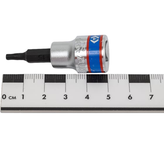 Торцевая насадка (бита) 3/8", TORX, T15, 50мм KING TONY 302315