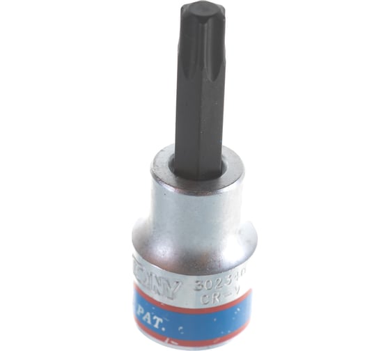 Торцевая насадка (бита) 3/8", TORX, T40, 50мм KING TONY 302340
