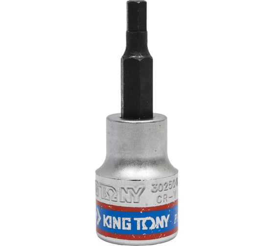 Торцевая насадка (бита) 3/8", HEX, 4мм, 50мм KING TONY 302504