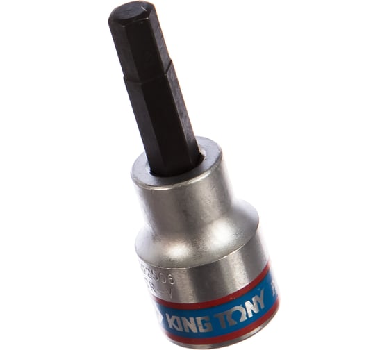 Торцевая насадка (бита) 3/8", HEX, 6мм, 50мм KING TONY 302506 1