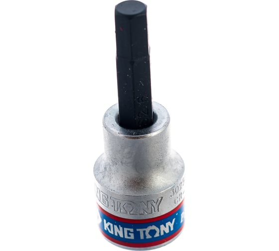 Торцевая насадка (бита) 3/8", HEX, 6мм, 50мм KING TONY 302506