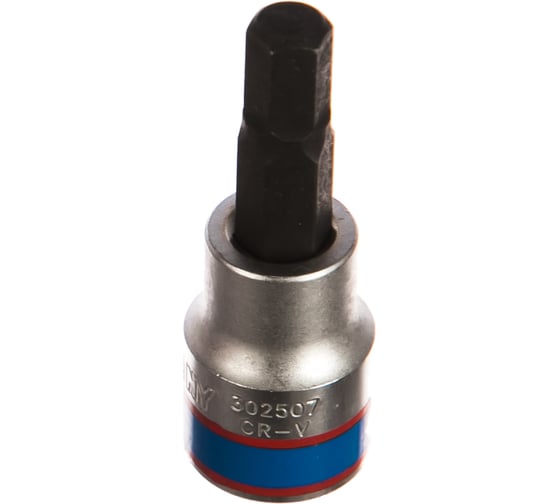 Торцевая насадка (бита) 3/8", HEX, 7мм, 50мм KING TONY 302507