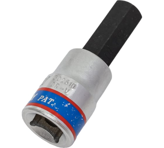 Торцевая насадка (бита) 3/8", HEX, 10мм, 50мм KING TONY 302510