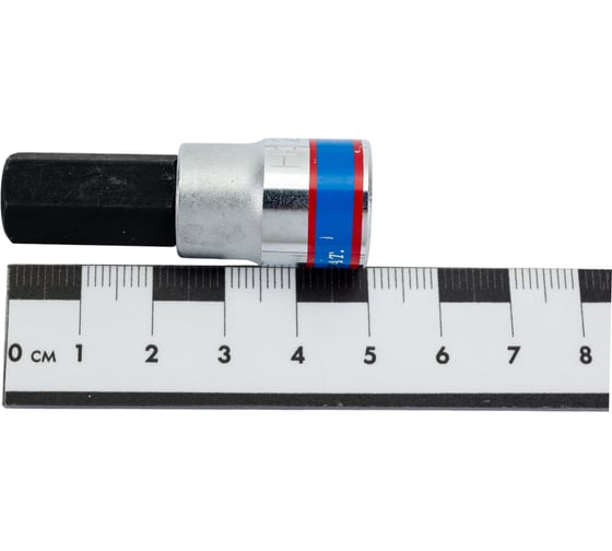 Торцевая насадка (бита) 3/8", HEX, 12мм, 50мм KING TONY 302512