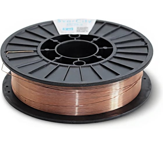Проволока SvarCity ER70S-6 (СВ08Г2С) 0,8мм 5кг омедненная проволока для сварки ER 70S-6/0,8/5кг 1