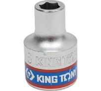 Торцевая стандартная шестигранная головка 3/8", 6мм KING TONY 333506M