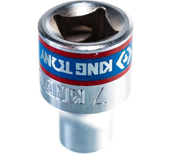 Торцевая стандартная шестигранная головка 3/8", 7мм KING TONY 333507M
