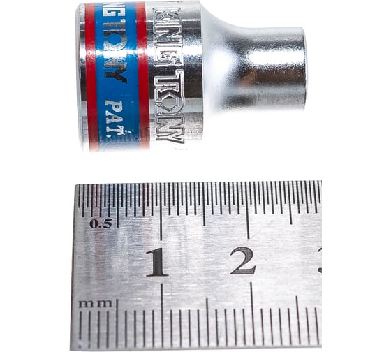 Торцевая стандартная шестигранная головка 3/8", 7мм KING TONY 333507M