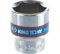 Торцевая стандартная шестигранная головка 3/8", 19мм KING TONY 333519M