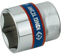 Торцевая стандартная шестигранная головка 3/8", 22мм KING TONY 333522M