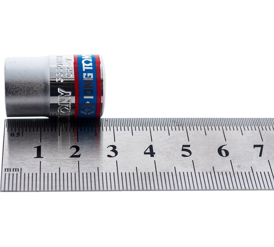 Торцевая стандартная двенадцатигранная головка 3/8", 12мм KING TONY 333012M