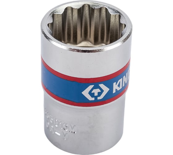 Торцевая стандартная двенадцатигранная головка 3/8", 13мм KING TONY 333013M