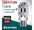 Переходник KRAFTOOL 3/8"M - рапид муфта 06594-3/8 2