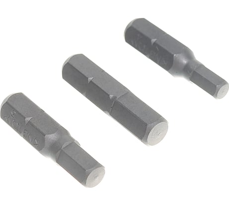 Набор вставок (бит) 1/4", HEX, 4, 5, 6мм, 3шт KING TONY 1003MQ