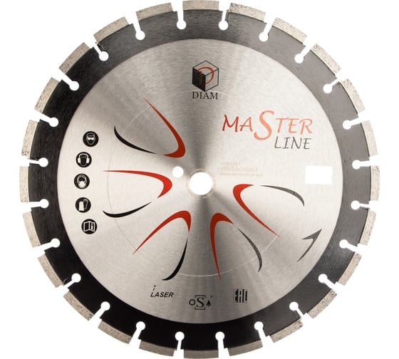 Круг отрезной по асфальту Master Line (400х3х10х25.4 мм) Diam 000528