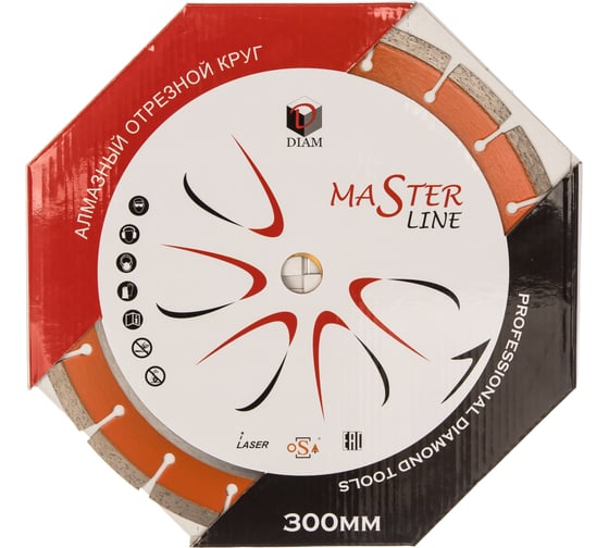 Круг отрезной универсальный Master Line (300х2.8х10х32/25.4 мм) Diam 000530