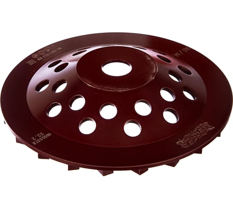 Чашка алмазная Турбо по бетону и граниту (180х22.2 мм) MESSER 03-03-180