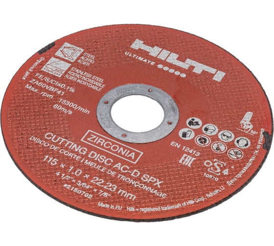 Отрезной диск AC-D SPX 115x1х22.2 мм, 25 шт HILTI 2150702