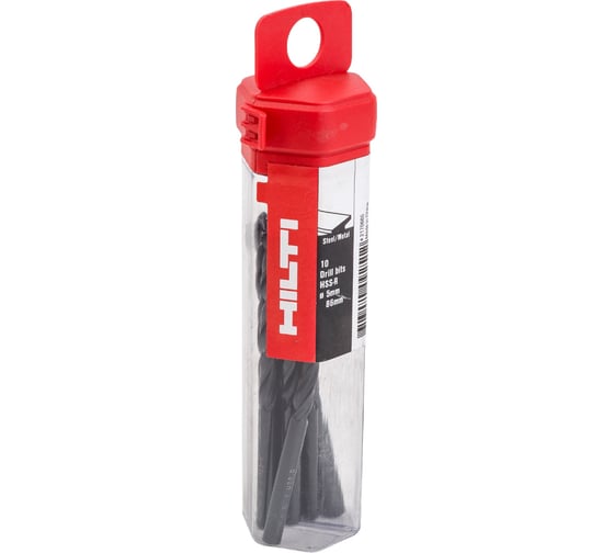 Сверло спиральное 5x86 мм, 10 шт, HSS-R HILTI 2170665