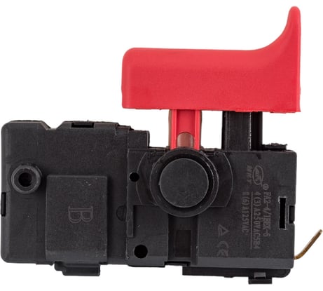 Выключатель для дрели аналог Bosch без реверса FA2-4/1BEK-5 4(3)A250VAC5E4 TORGWIN KG0299