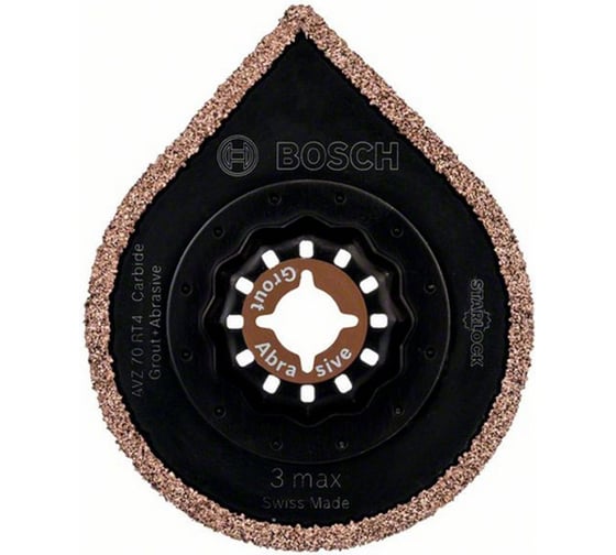 Полотно каплеобразное для расшивки швов AVZ 70 RT4 (70 мм; 10 шт.) Bosch 2608662599 1