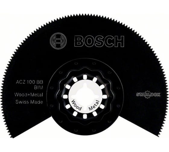 Сегментированное полотно по дереву и металлу BIM (100 мм; 10 шт.) Bosch 2608662608  1