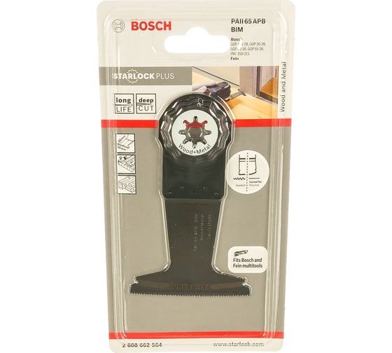 Полотно по дереву и металлу (65x50 мм) Bosch 2608662564