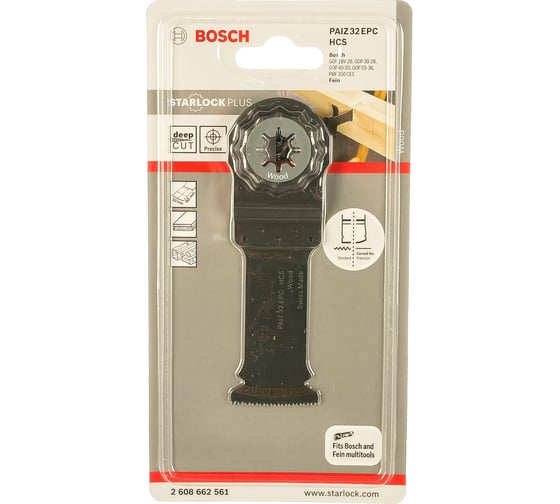 Полотно по дереву (32x60 мм) Bosch 2608662561