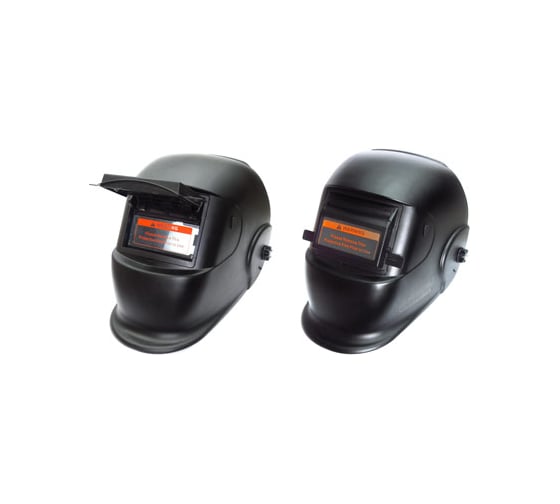 Маска сварщика с поднимающимся светофильтром Aurora BLACK GLASS DIN12 10624