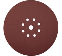 Круг шлифовальный RED D 225 мм, P100, на липучке, 10 шт, 9 отверстий PADU 10-D225-9-Р100кор