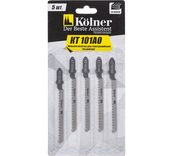 Пильное полотно для элеткролобзика по дереву (75 мм) KT101АО Kolner 8100900058