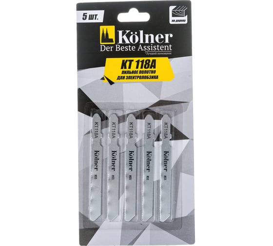 Пильное полотно для элеткролобзика по металлу (75 мм) KT118А Kolner 8100900068