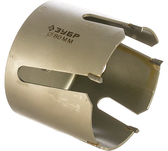 Коронка ПРОФИ Универсальная (80х55 мм; М16) Зубр 29514-80