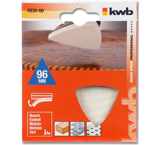 Лист полировальный DELTA (96 мм) KWB 4930-00