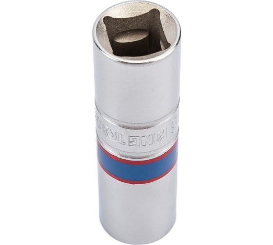 Головка свечная шестигранная 1/2"DR, 16 мм, магнитный фиксатор KING TONY 466516C