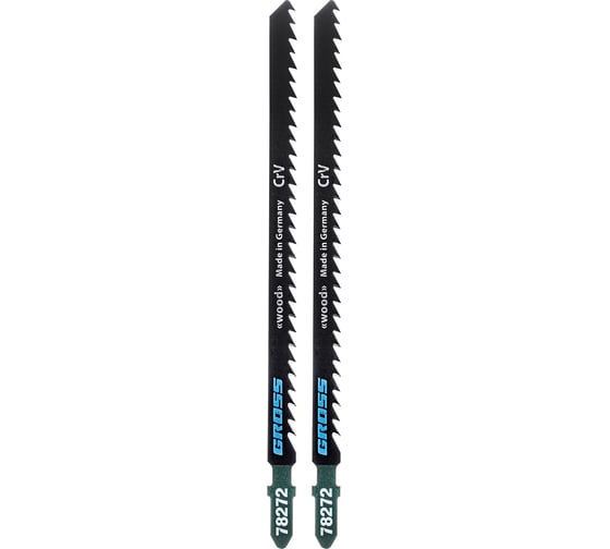 Полотна для электролобзика по дереву (2 шт.) GROSS 3104-XL 78272