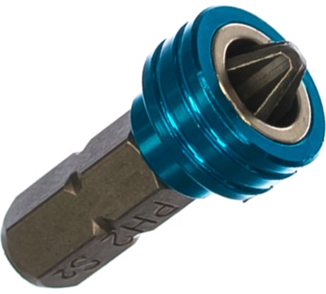 Бита с ограничителем и магнитом (PH2x25 мм, сталь S2) Gross 11455