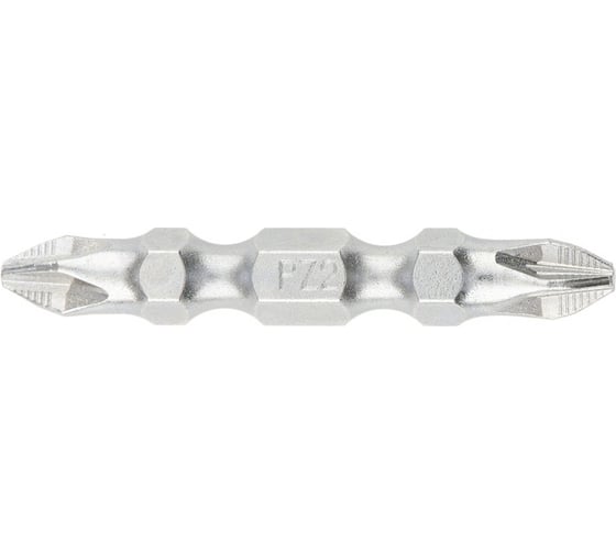 Набор бит двухсторонний (PH2-PZ2 х 45 мм, сталь S2) 10 шт. GROSS 11217