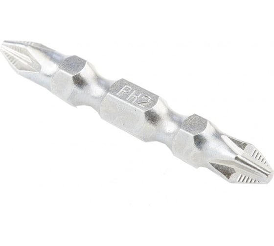 Набор бит двухсторонний (PH2-PZ2 х 45 мм, сталь S2) 10 шт. GROSS 11217
