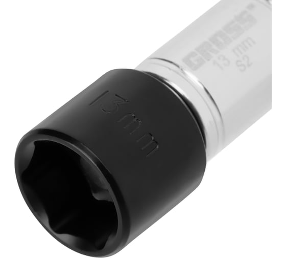 Бита с торцевой головкой, магнит. Nut-Driver, 13 мм, GROSS S2// 11623