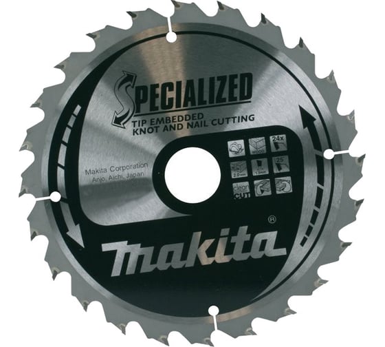 Пильный диск (210х30 мм; 24T) Makita B-09438 1