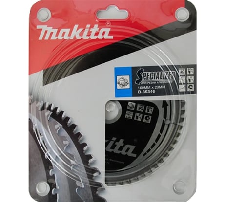 Пильный диск по алюминию (160х20 мм; 60T) Makita B-35346