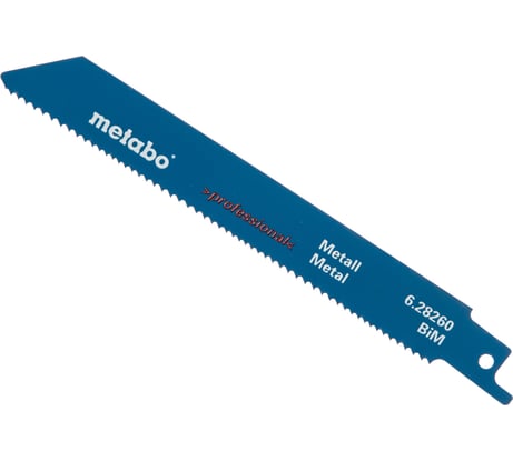 Полотно по металлу для сабельных пил (150 мм; 1.8-2.6 мм) 5 шт. Metabo 628260000
