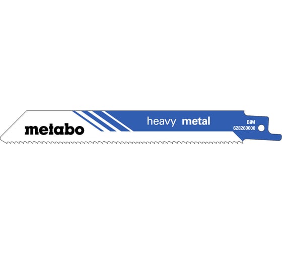 Полотно по металлу для сабельных пил (150 мм; 1.8-2.6 мм) 5 шт. Metabo 628260000